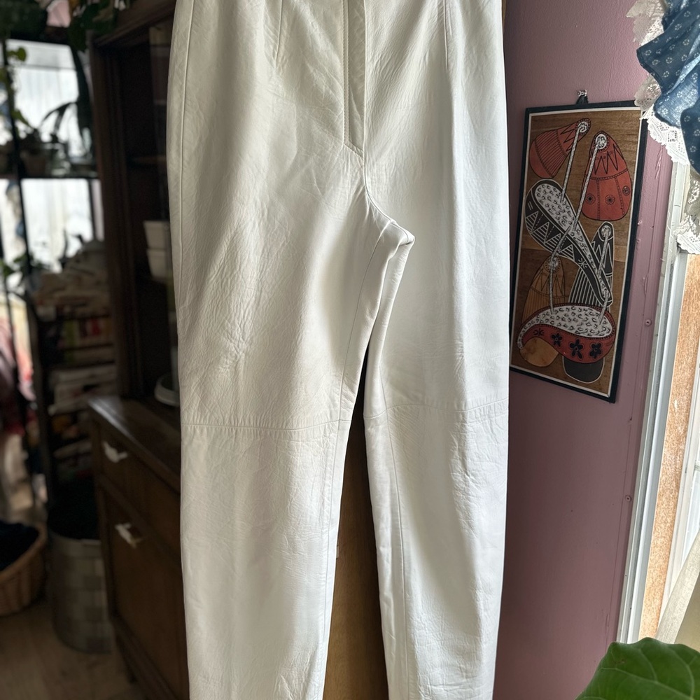 Vintage Lamb Skin Leather Pants